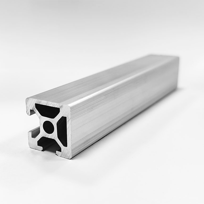 2020N2 dobbeltsidig lukket spor aluminiumsprofil 20×20 mm Tilstøtende side spordesign Glatt og estetisk tiltalende Klassisk lukket spor aluminiumsprofil