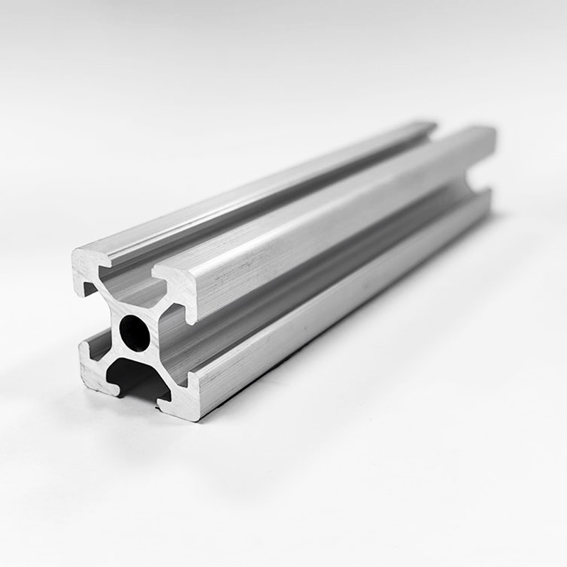 2020 aluminiumsprofil, T-spor design, sølv eller svart eloksert finish, kompatibel med standard vanlig tilbehør