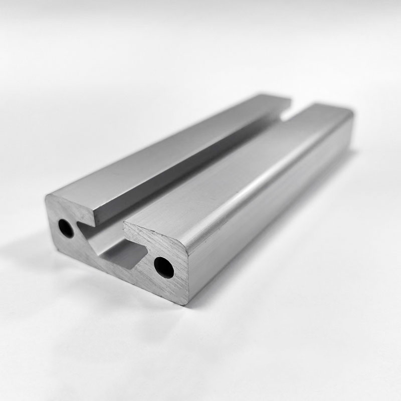 1640 Industriell aluminiumsprofil 16×40 mm rektangulært tverrsnitt 8 mm sporbredde Dedikert styreskinnestruktur