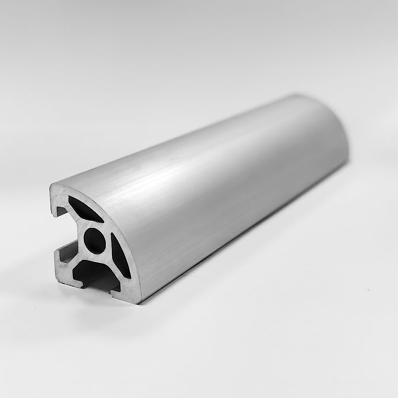 2020R Arc Aluminium Profile 20×20 mm avrundet hjørnedesign 6 mm sporbredde Anodisert finish Slagfast og estetisk tiltalende