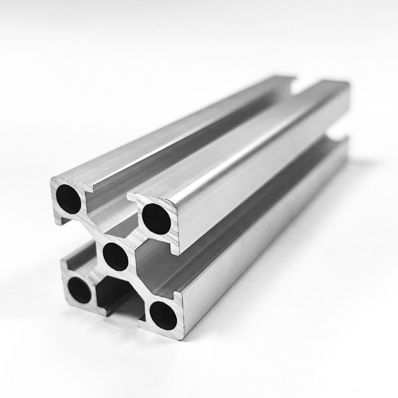 Lett 2525 aluminiumsprofil 6 mm sporbredde Hult hjørne vektreduksjonsdesign Brukes først og fremst til lette rammer