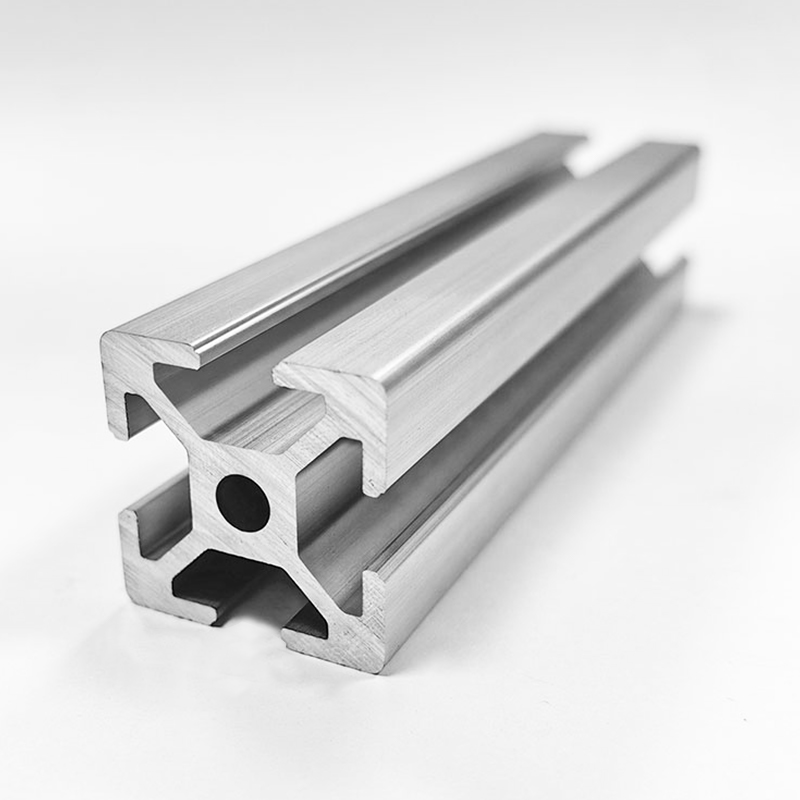 2525 Industriell aluminiumsprofil Firkantet tverrsnitt av aluminiumslegering Solid kraftig modell 6 mm sporbredde