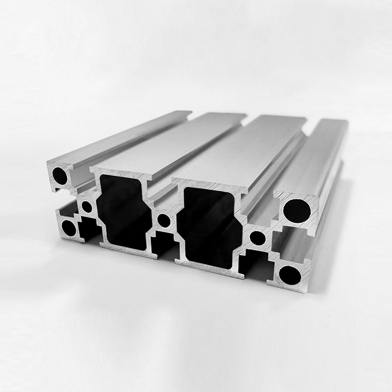 HS-6-3090G 30*90 kvadratisk spor aluminiumsprofil, 6 mm sporbredde, 2,0 mm veggtykkelse Sølv industrialuminium