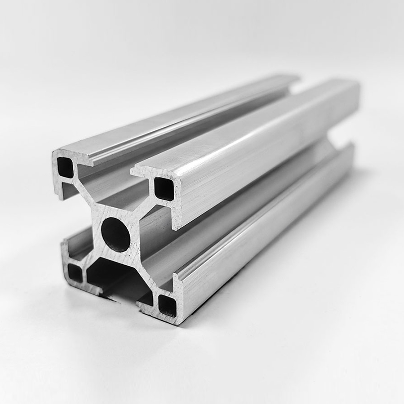 HS-8-3030 Multifunksjonell 3030 T-spor aluminiumsprofil, sølv og svart valgfritt, 2,1 mm veggtykkelse industrialuminium