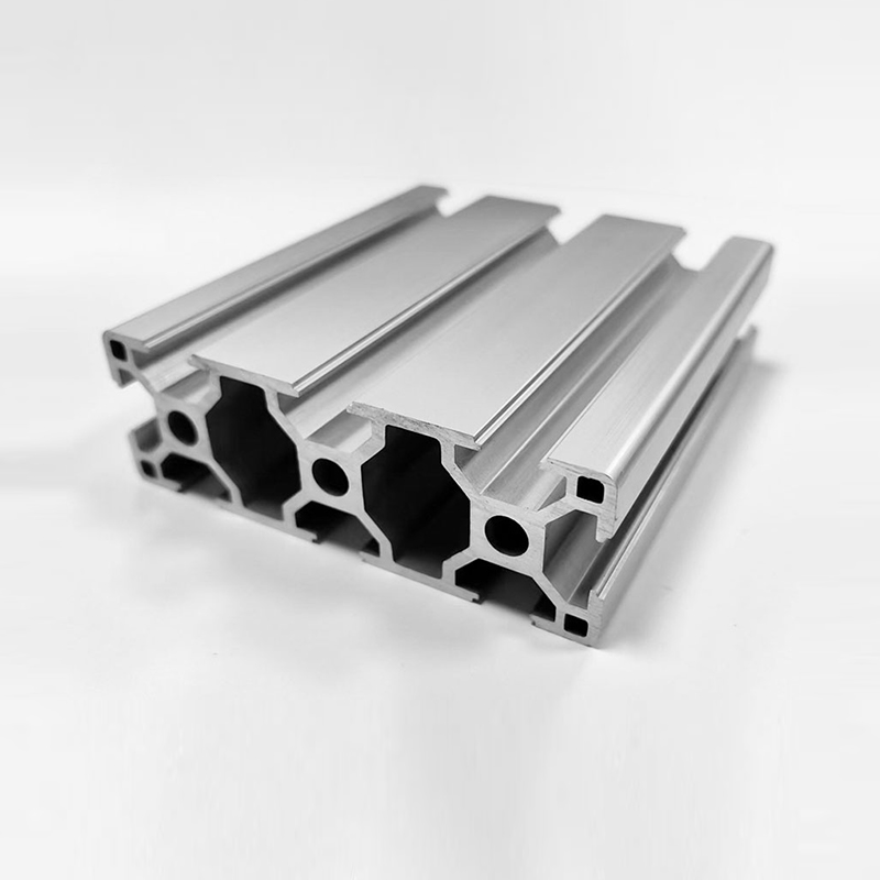 HS-8-3090 30*90 T-spor aluminiumsprofil, 8,2 mm sporbredde, 2,2 mm veggtykkelse Sølv industrialuminium