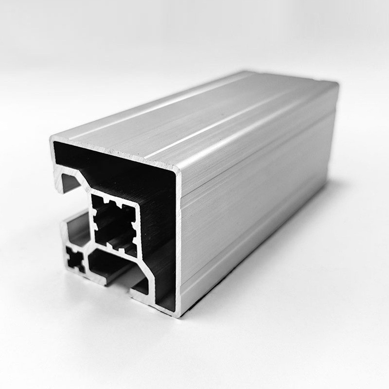 HS-8-4040CY Tofarget stort hulldiameter T-spor 4040 aluminiumsprofil, Φ12 ekstra stort hulldiameter, 2,5 mm veggtykkelse, 8,2 mm sporbredde Industriell aluminium