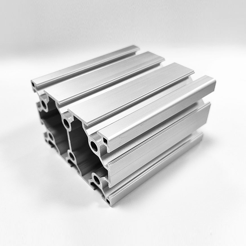 HS-8-6090 bred T-spor industrialuminiumsprofil, 60*90 sølv medium belastning aluminium