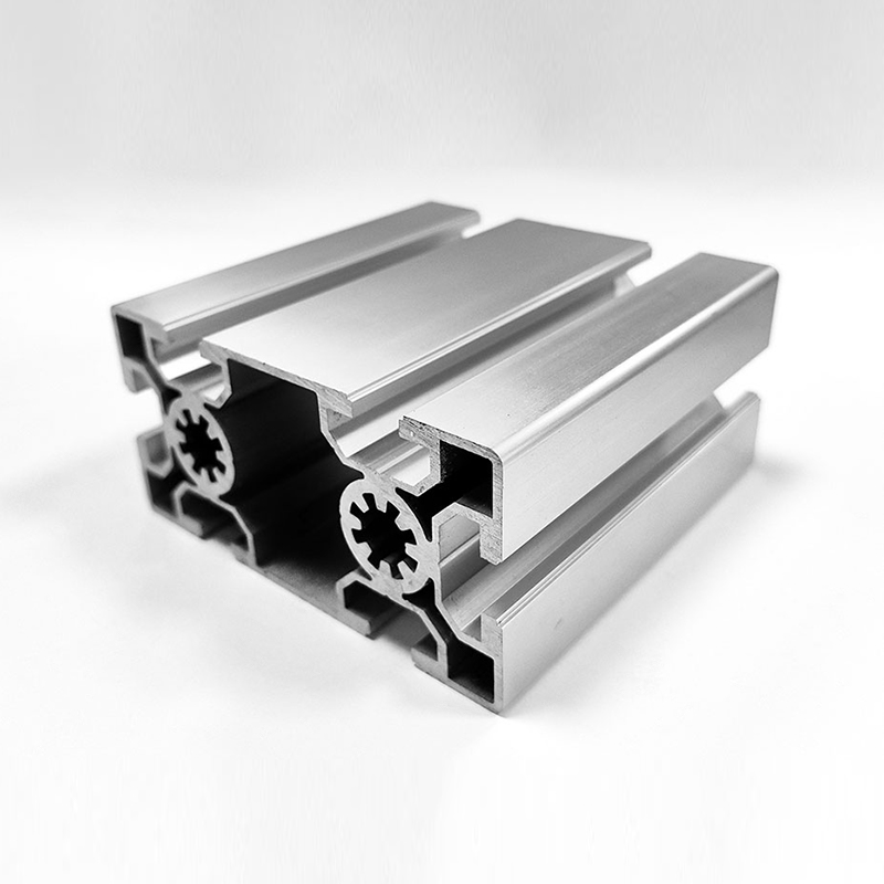 HS-10-50100 Stor sporbredde T-spor industriell aluminiumsprofil, 50*100 sølv bred aluminium