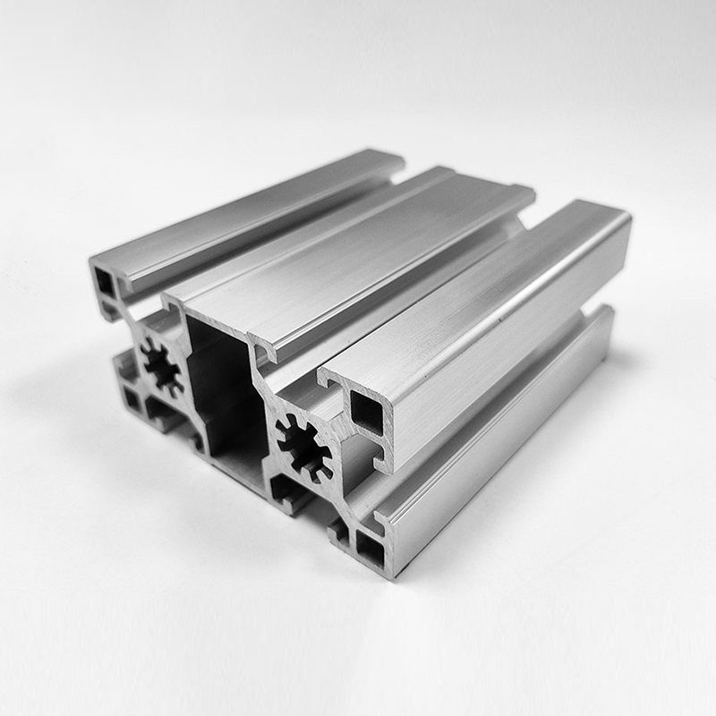 HS-10-4590 bred fortykket T-spor industrialuminiumsprofil, 45*90 sølv kraftig aluminium