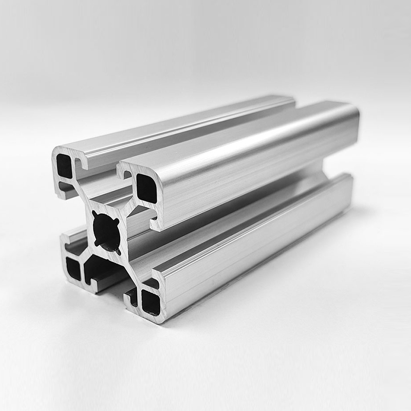 HS-10-4040 bredspor fortykket T-spor 4040 aluminiumsprofil, 10,2 mm bred spor, Φ10,2 stor hulldiameter, 2,5 mm veggtykkelse Industriell aluminium