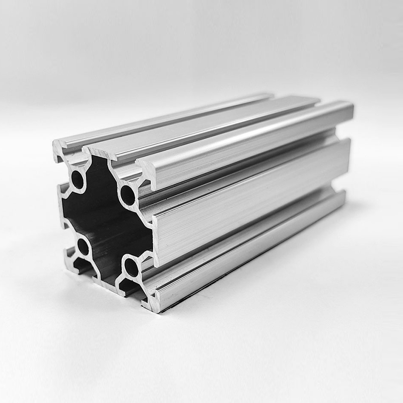 HS-6-4040K tynnvegget liten spor T-spor 4040 aluminiumsprofil, 6,2 mm smal spor, 1,5 mm veggtykkelse, sølv industrialuminium