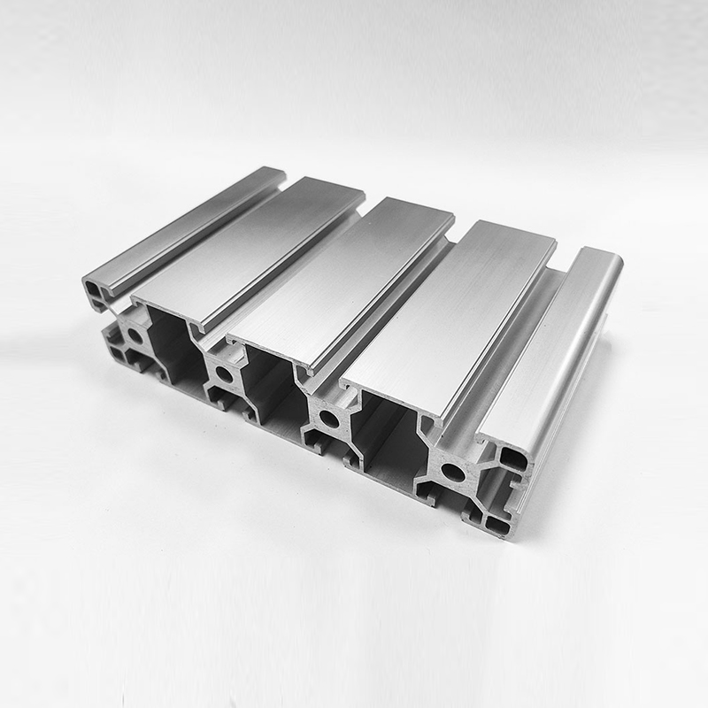 HS-8-40160 Ekstra bred T-spor industriell aluminiumsprofil, anodisert sølv Ekstra kraftig aluminium