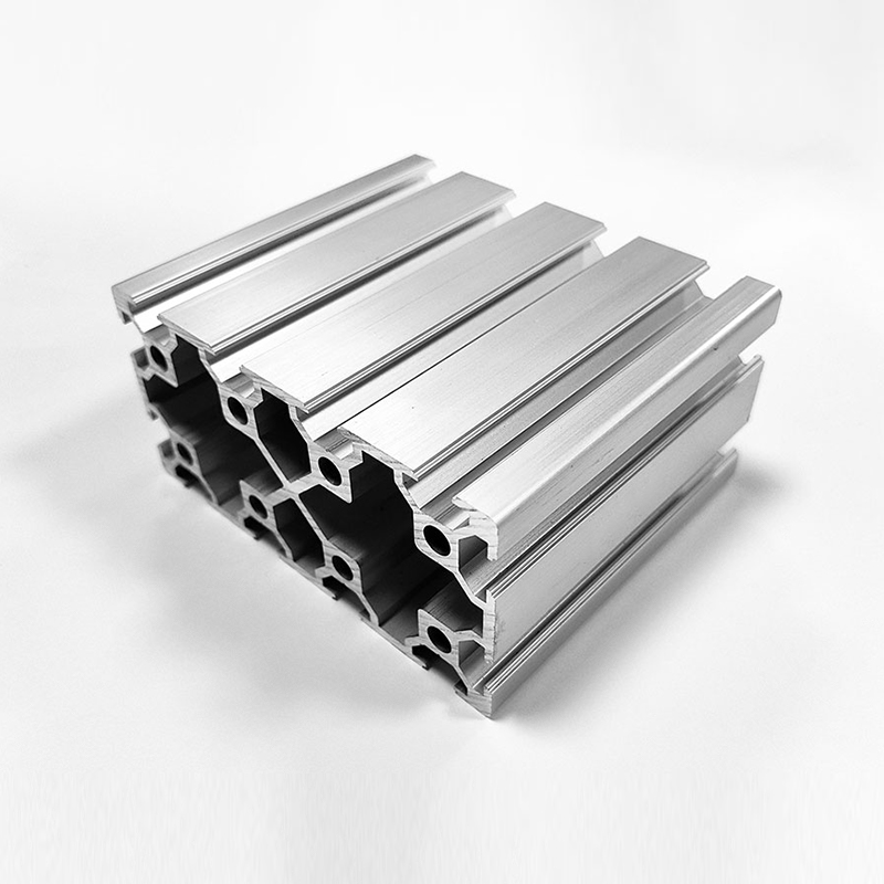 HS-8-60120 Ekstra bred T-spor industrialuminiumsprofil, 60*120 sølv kraftig aluminium