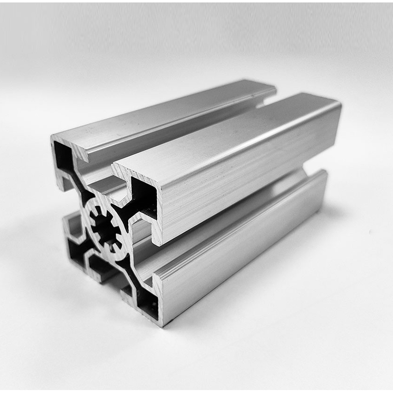 HS-10-5050 høystabilt anodisert 5050-serien T-spor aluminiumsekstruderingsprofil for kraftige automatiseringsmaskineribaser