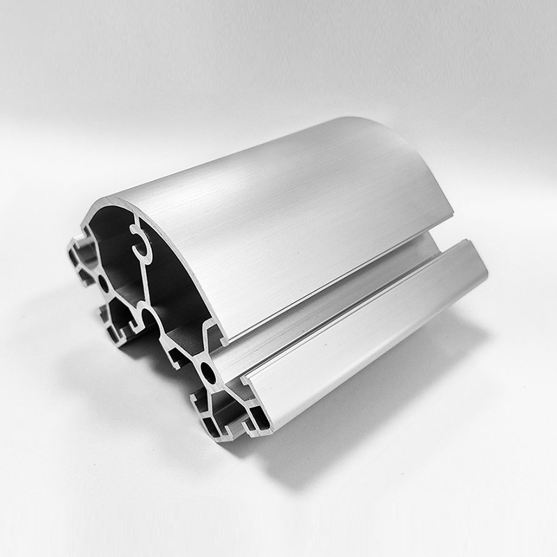 HS-8-8840R dypspor lettvekts T-spor industrialuminiumsprofil, 80 kvadratisk sølv lett konstruksjon aluminium