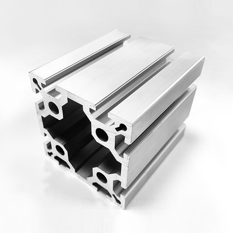 HS-10-100100 Heavy-Duty 100100 T-spor aluminiumsekstruderingsprofil med 6,2 mm veggtykkelse for industrielle rammesystemer