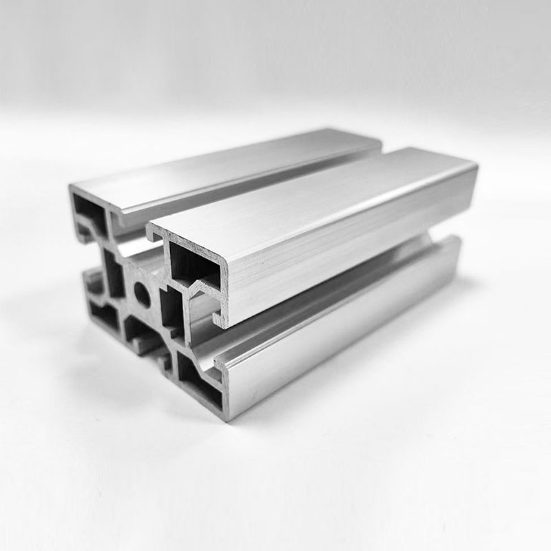 HS-8-4060 Universal T-spor industrialuminiumsprofil, anodisert sølv industrialuminium